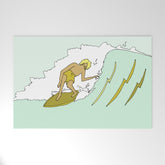 70s outer banks surf // retro surf by surfy birdy Welcome Mat