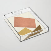 3 Forms Composition - Pink Acrylic Tray