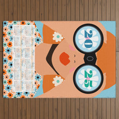 2025 Calendar - Seeking New Horizons Outdoor Rug