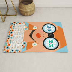 2025 Calendar - Seeking New Horizons Rug