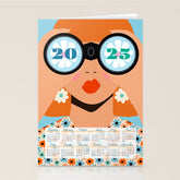 2025 Calendar - Seeking New Horizons Stationery Card
