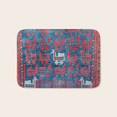25 Peacocks Baluch Khorasan Persian Bag Face Print Bath Mat
