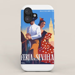 1961 SPAIN Feria De Sevilla Poster iPhone Case