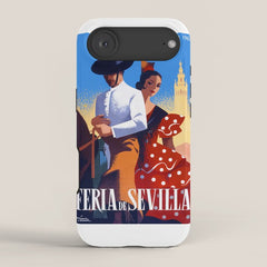 1961 SPAIN Feria De Sevilla Poster iPhone Case