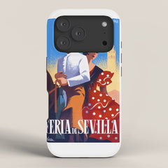 1961 SPAIN Feria De Sevilla Poster iPhone Case
