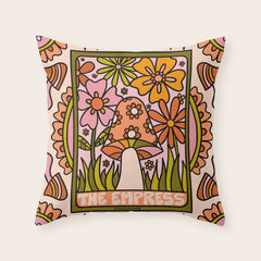 4. The Empress Mushroom Throw Pillow
