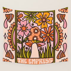 4. The Empress Mushroom Wall Tapestry