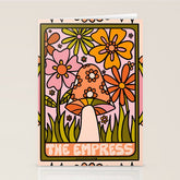 4. The Empress Mushroom Stationery Card