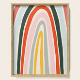 70s Vintage Rainbow Serving Tray