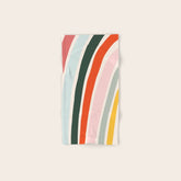 70s Vintage Rainbow Bath Towel