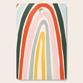 70s Vintage Rainbow Cutting Board
