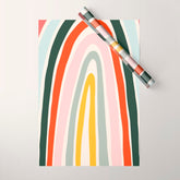 70s Vintage Rainbow Wrapping Paper