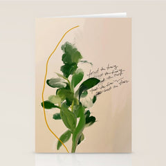 "Trust The Timing." Stationery Card