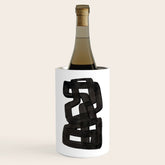 Boulder' Mid Century Modern Fun Abstract Shapes Wine Chiller