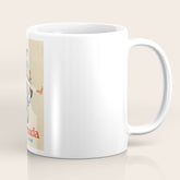 1960 Bermuda Pan American Airlines Travel Poster Coffee Mug