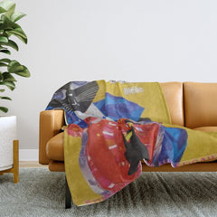 1994 Montreal Jazz Festival Cool Cat Poster No. 3 Gig Advertisement Throw Blanket