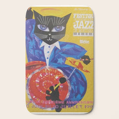1994 Montreal Jazz Festival Cool Cat Poster No. 3 Gig Advertisement Bath Mat
