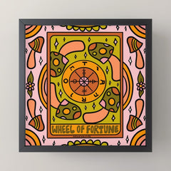 10. Wheel of Fortune Mushroom Mini Art Print