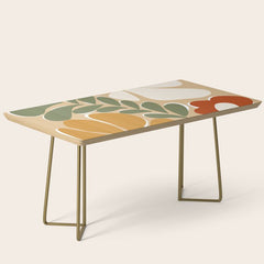 70s boho botanical flowers Coffee Table