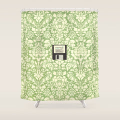 3 1/2 Inch Floppy Disk Shower Curtain