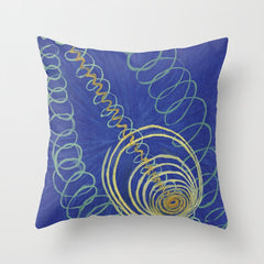 "Primordial Chaos" by Hilma af Klint (1906-1907) Throw Pillow