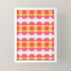 70's pattern no2 Mini Art Print