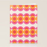 70's pattern no2 Stationery Card