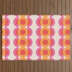 70's pattern no2 Outdoor Rug