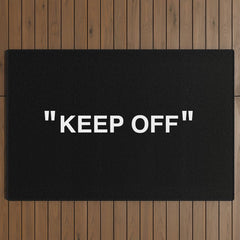 "KEEP OFF" Dark Edition Outdoor Rug