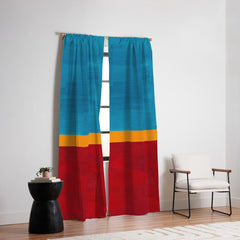 70s Glow Window Curtain
