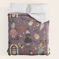 50s Witch Vibes Duvet Cover