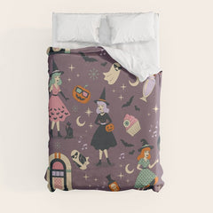 50s Witch Vibes Duvet Cover
