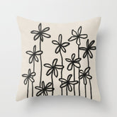 A Field Of Flowers Throw Pillow