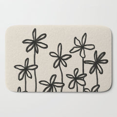 A Field Of Flowers Bath Mat
