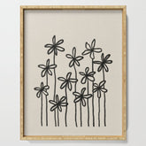 A Field Of Flowers Serving Tray