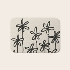A Field Of Flowers Bath Mat