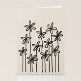 A Field Of Flowers Stationery Card