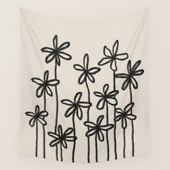 A Field Of Flowers Wall Tapestry