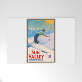 1940 Sun Valley Union Pacific Poster Welcome Mat