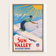 1940 Sun Valley Union Pacific Poster Poster