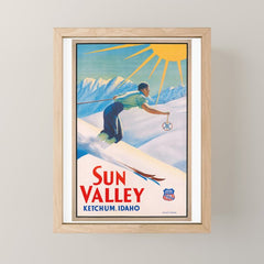 1940 Sun Valley Union Pacific Poster Mini Art Print