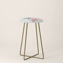 1940 Sun Valley Union Pacific Poster Stool
