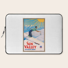 1940 Sun Valley Union Pacific Poster Laptop Sleeve