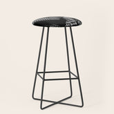 0622-JAL Heart Shape Pattern on Breasts and Nude Body Abstracted by Optical Patten Stool