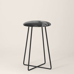 0622-JAL Heart Shape Pattern on Breasts and Nude Body Abstracted by Optical Patten Stool
