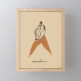 A for Abundance Mini Art Print