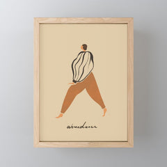 A for Abundance Mini Art Print