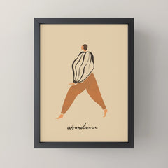 A for Abundance Mini Art Print