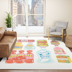 90s Drinks Rug