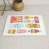 90s Drinks Rug